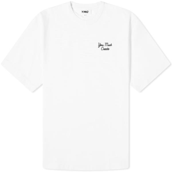ワイエムシー (YMC) レディース Tシャツ トップス Logo Embroidered T-Sh...