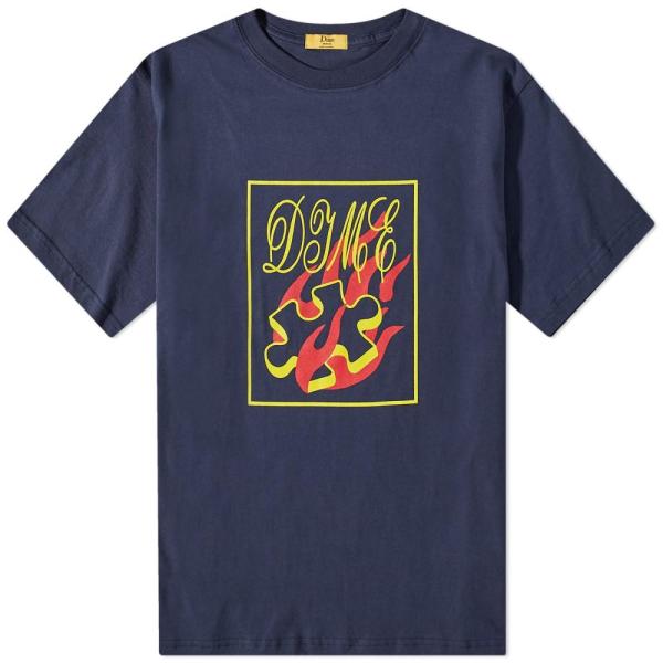 ダイム (Dime) メンズ Tシャツ Plamepuzz T-Shirt (Outerspace)...