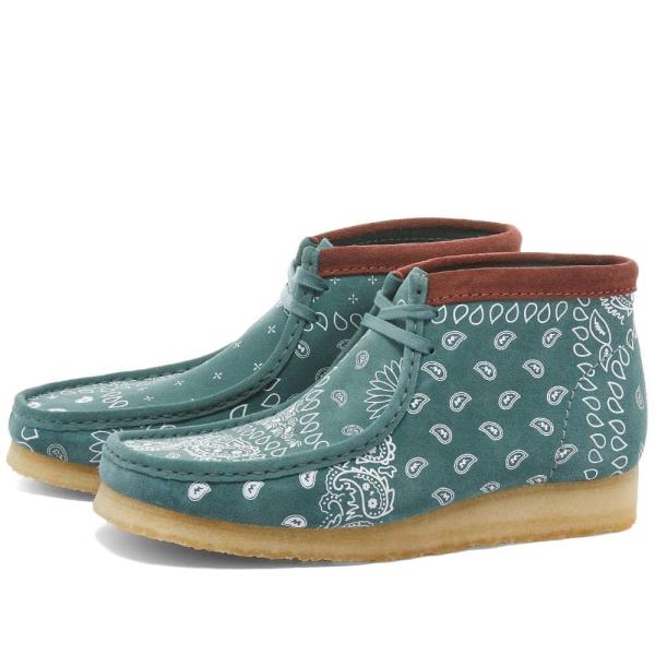 クラークス (Clarks) メンズ ブーツ シューズ・靴 Wallabee Boot (Green...