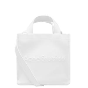 アクネ ストゥディオズ (Acne Studios) レディース トートバッグ バッグ Logo Shopper Mini Bag (White)｜nul-select