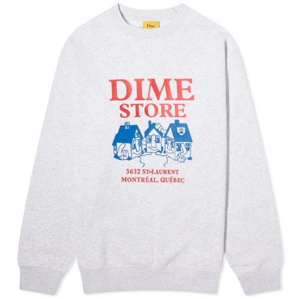 ダイム (Dime) メンズ スウェット・トレーナー Skateshop Sweat (Ash) ト...