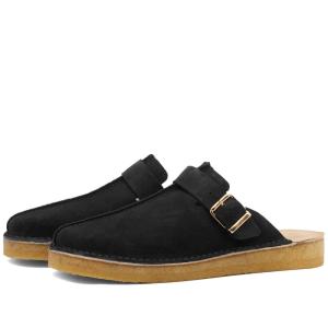 クラークス (Clarks Originals) メンズ サンダル シューズ・靴 Desert Trek Mule (Black Suede)｜nul-select