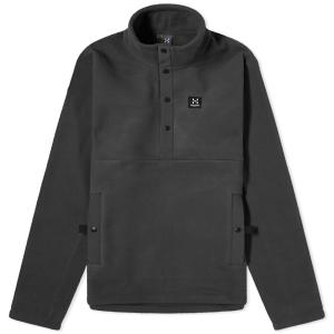 ホグロフス (Haglofs) メンズ フリース トップス Mora Mid Half Snap Fleece (True Black)