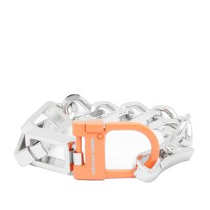 ヘロン プレストン (Heron Preston) メンズ ブレスレット ジュエリー・アクセサリー Multichain Square Bracelet (Silver/Orange)｜nul-select