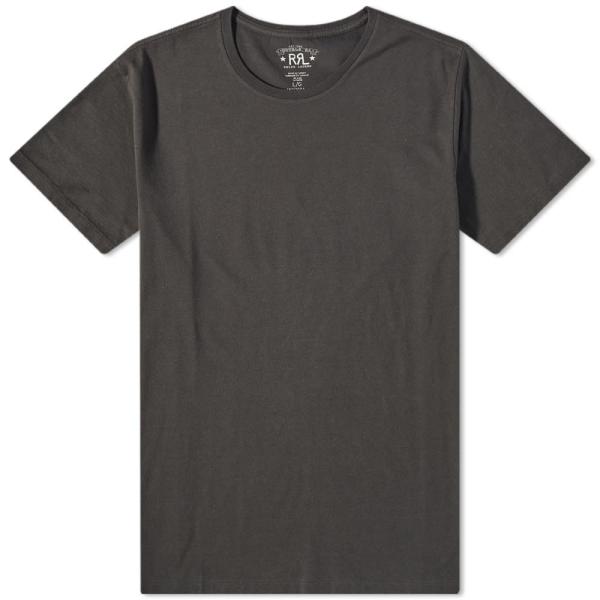 ダブルアールエル (RRL) メンズ Tシャツ トップス Basic T-Shirt (Faded ...