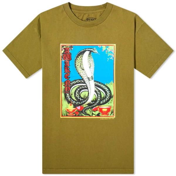 アウェイク (Awake NY) メンズ Tシャツ トップス Cobra T-Shirt (Fati...