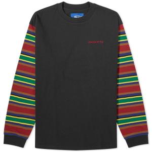 アウェイク (Awake NY) メンズ 長袖Tシャツ トップス Long Sleeve 94 Stripe T-Shirt (Black Multi)