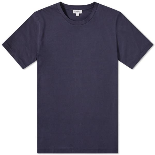 サンスペル (Sunspel) メンズ Tシャツ トップス Organic Riviera Tee ...