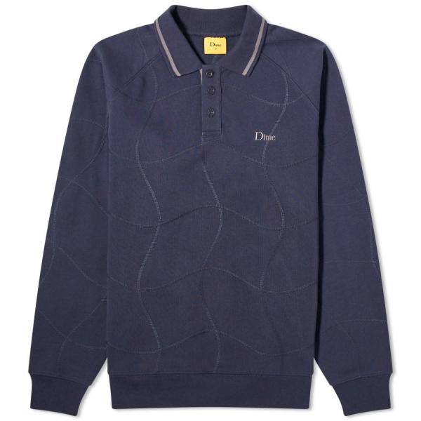 ダイム (Dime) メンズ スウェット・トレーナー Wave Rugby Sweat (Navy)...