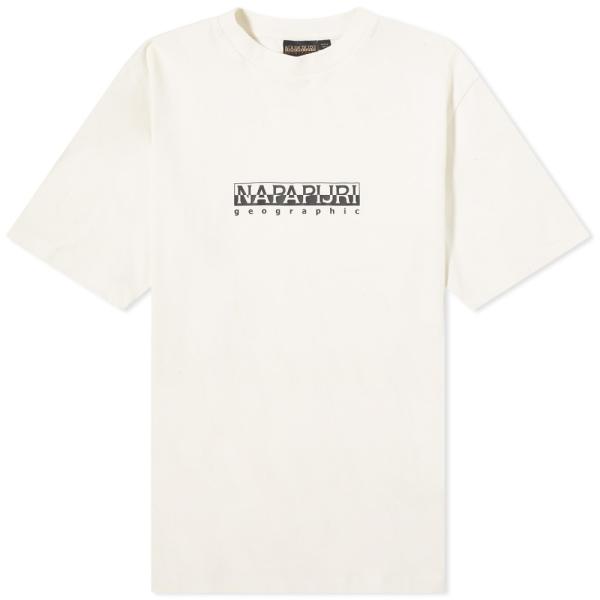 ナパピリ (Napapijri) レディース Tシャツ Box Logo T-Shirt (Whit...