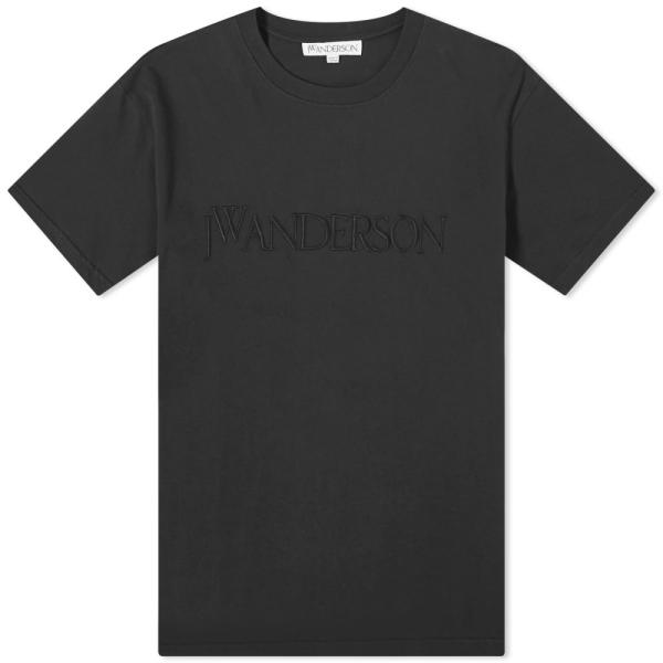 J.W.アンダーソン (JW Anderson) メンズ Tシャツ トップス Logo Embroi...