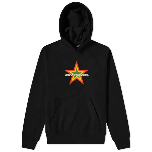 アウェイク (Awake NY) メンズ パーカー トップス Star Logo Hoodie (B...