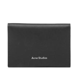 アクネ ストゥディオズ (Acne Studios) メンズ カードケース・名刺入れ Flap Card Holder (Black)｜nul-select