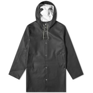 ストゥッテルハイム (Stutterheim) メンズ レインコート アウター Stockholm Raincoat (Black)｜nul-select