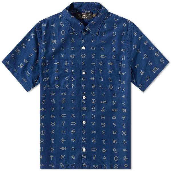 ダブルアールエル (RRL) メンズ 半袖シャツ トップス All Over Print Vacat...