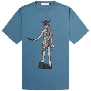 アンダーカバー (Undercover) メンズ Tシャツ トップス Warrior T-Shirt (Blue)｜nul-select