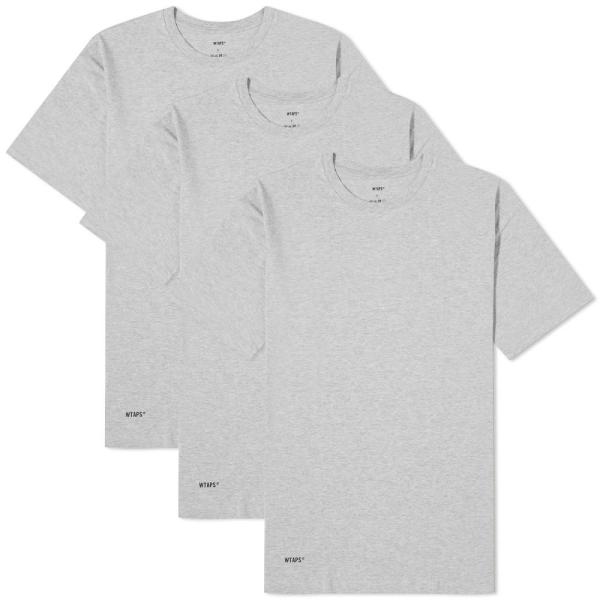 ダブルタップス (WTAPS) メンズ Tシャツ 01 Skivvies 3-Pack T-Shir...