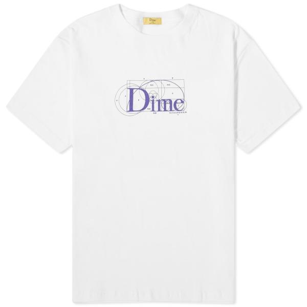 ダイム (Dime) メンズ Tシャツ Classic Ratio T-Shirt (White) ...