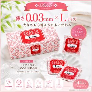 避妊具 業務用 薄型コンドーム 144枚 Ri...の詳細画像1