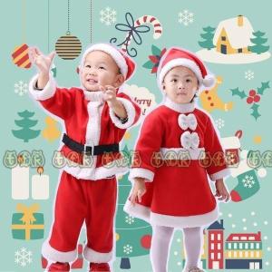 サンタ子供男の子女の子クリスマスサンタ衣装サンタクロースコスチューム裏起毛キッズ仮装クリスマス祭