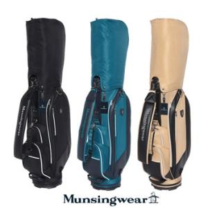 マンシング ウェア 2023 『Goods』ナイロン素材キャディバッグ　MQBVJJ02 [Munsingwear Bag　ゴルフ　23SS]｜number7