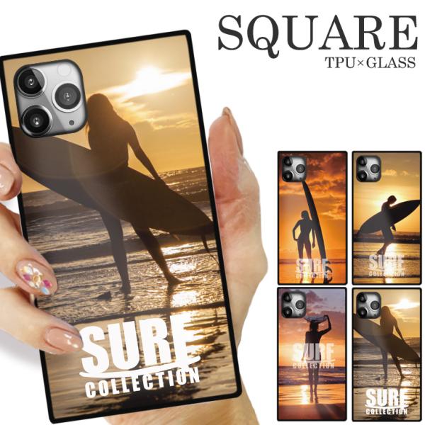 ガラスケース TPU 強化ガラス SQUARE iPhone14 アイフォン14 Pro ALOHA...