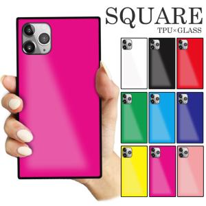 ガラスケース TPU 強化ガラス SQUARE iPhone14 アイフォン14 Pro カラー collar