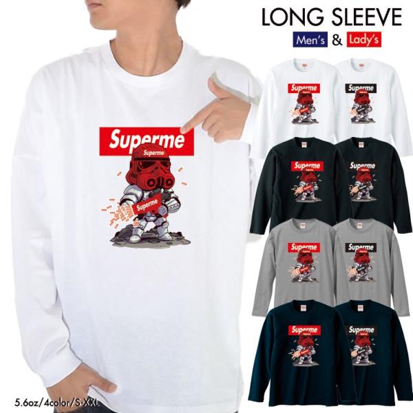 ストリート大人気ブランド ロンT longsleeve ロングスリーブ Superman Super...