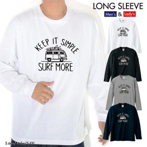 ストリート大人気ブランド ロンT longsleeve ロングスリーブ SURF ALOHA SUMMER 可愛い 車 バス ストリート メンズ レディース 男女共用