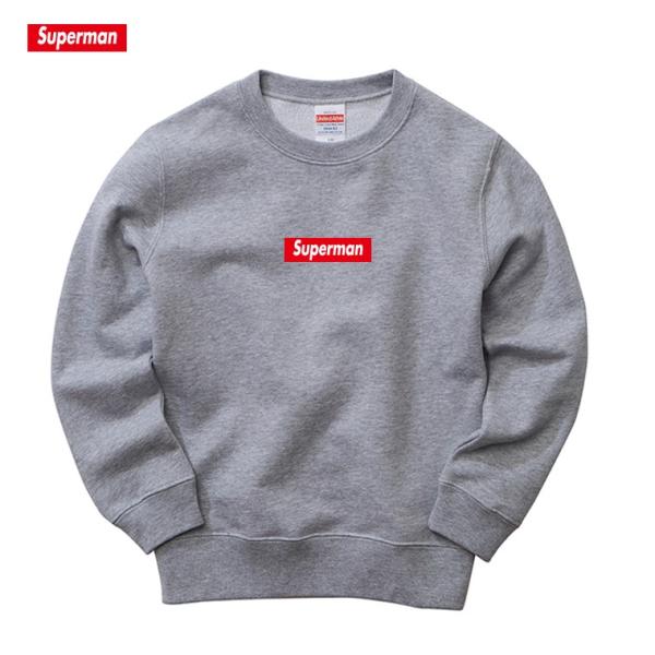 ストリート大人気ブランド トレーナー SWEAT スウェット Superman パロディ ボックスロ...