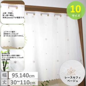 カフェカーテン レース 小窓 北欧 おしゃれ ...の詳細画像1