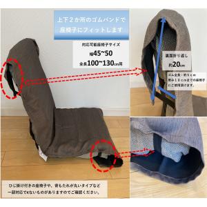 座椅子カバー パットタイプ 撥水 遮光 無地 ...の詳細画像1