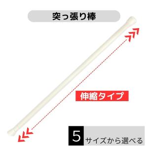 突っ張り棒 つっぱり棒 伸縮棒 テンションポー...の詳細画像1