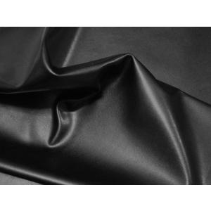 合皮 衣料用 ストレッチレザー生地 黒（ブラック） [CL-01-C10]