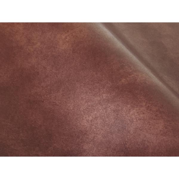 合皮レザー生地【ツヤ控えめ シボ極小 ブラウン】 [GM-80N-58]