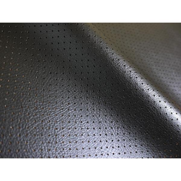 合皮レザー生地【パンチング 穴あき 難燃 広幅 黒】 [PROPAN-WIDE-14]