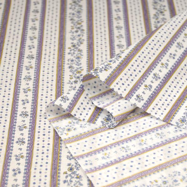 生地 布地 布 Antique stripes シルキーライクコットン生地  ブラウス シャツ 夏素...