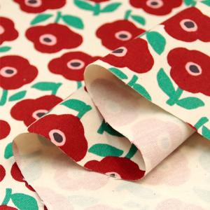 生地 布地 布 無料レシピ有 丘の上の花畑 linnea オックス生地 再入荷3回目 花柄 人気 ハンドメイド 裁縫 50cm単位