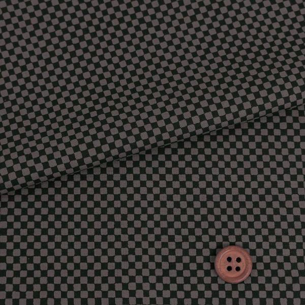 和風コットン生地 市松(黒/グレー) 10cm単位 切り売り