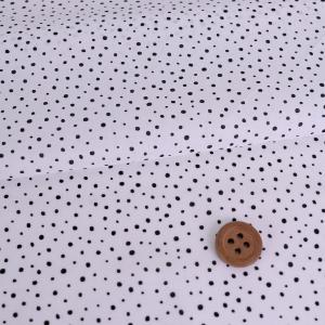 綿ローン生地 ランダムドット柄(白) 10cm単...の商品画像