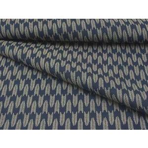 和柄コットン生地・矢絣(藍色) 10cm単位 切り売り