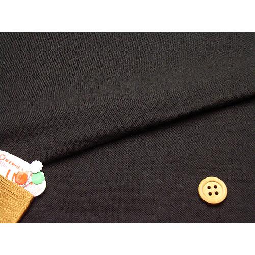 コットン生地・あづみ野木綿(黒) 10cm単位 切り売り