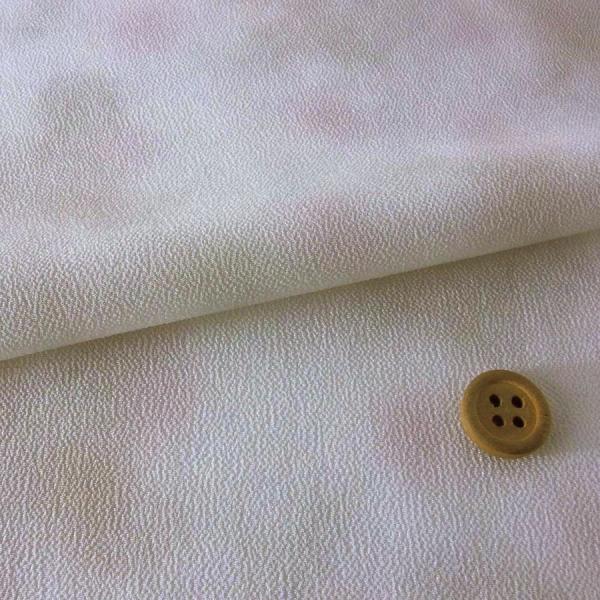 つゆつき・一越ちりめん(早春の朝もや/薄グレー)布がたりオリジナル 10cm単位 切り売り