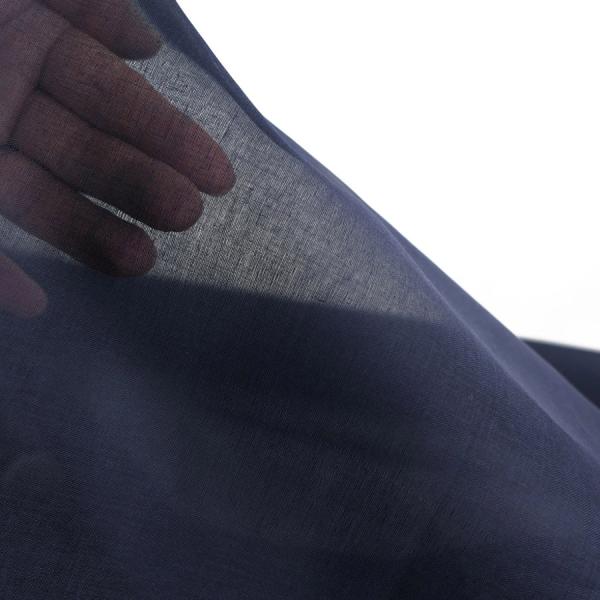 コットンオーガンジー生地・無地(濃紺) 10cm単位 切り売り