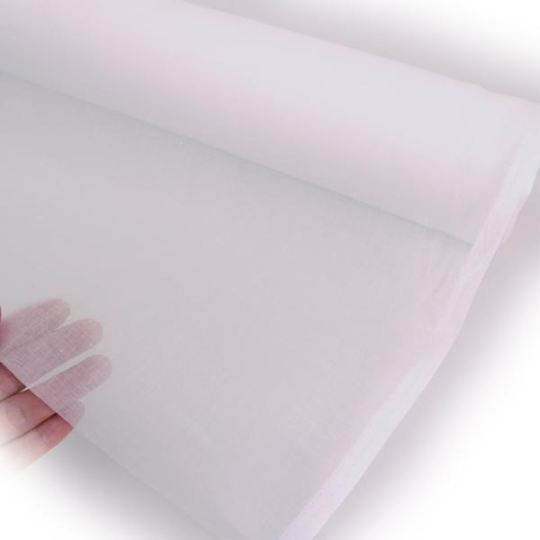 コットンオーガンジー生地・無地(白) 10cm単位 切り売り