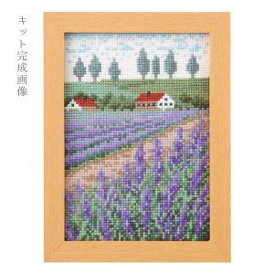 クロスステッチキット・ヨーロッパの風景 マロニエ色づくパリの街 : 布