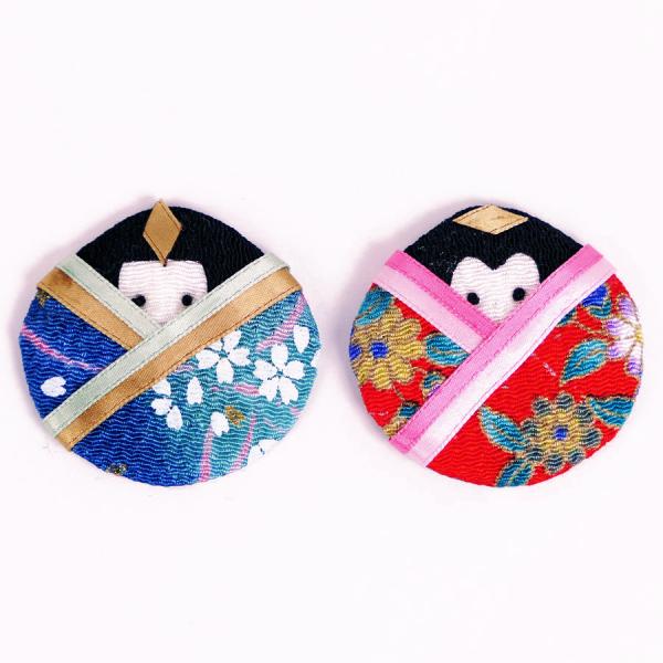 ちりめん細工パーツ（完成品）てまり雛(お買い得品)