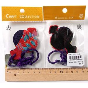 ちりめん細工パーツ（完成品）・小槌