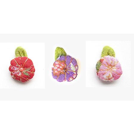 ちりめん細工パーツ（完成品）・さくら