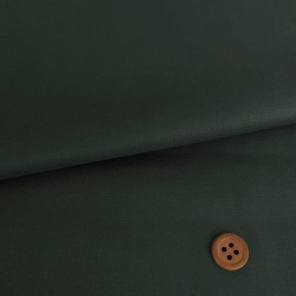 コットン生地 エイティスクエア無地 (深緑) シルケット加工 10cm単位 切り売り